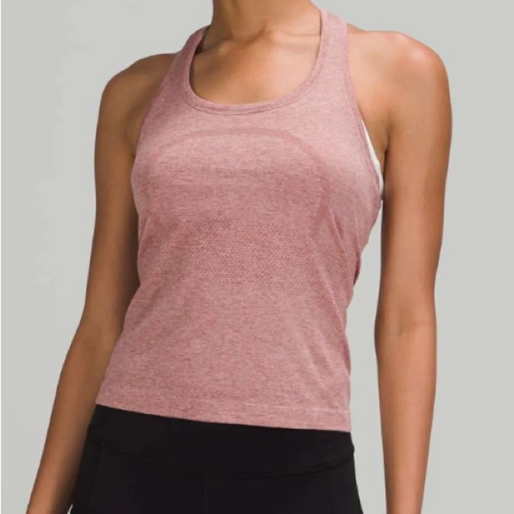 Lululemon Swiftly Tech Racerback Spiced Chai/Pink 2.0 Race Tank Top sz18